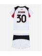 AC Milan Ardon Jashari #30 Replika Borta Kläder Barn 2025-26 Kortärmad (+ byxor)